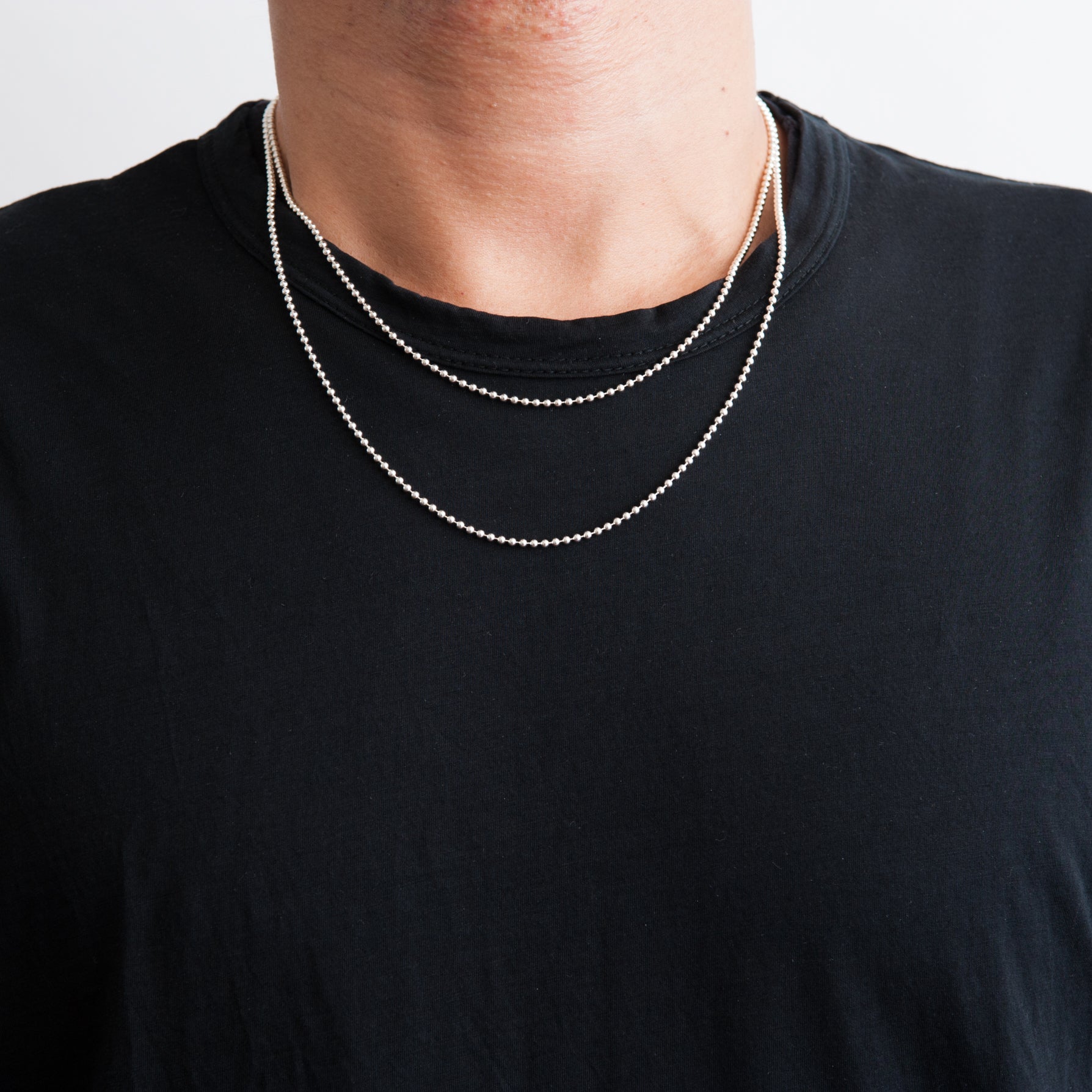 NECKLACE CHAIN D-031S "Ball 50"